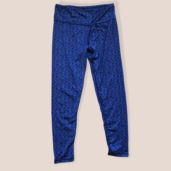 Cuddl Duds Flex Fit Blue Capri Leggings 